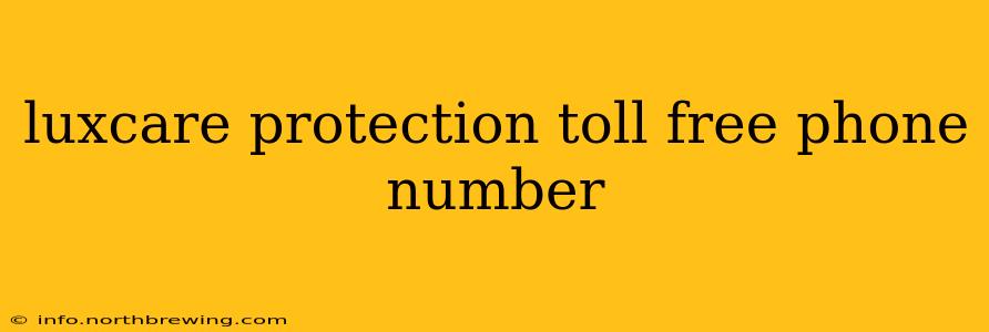 luxcare protection toll free phone number