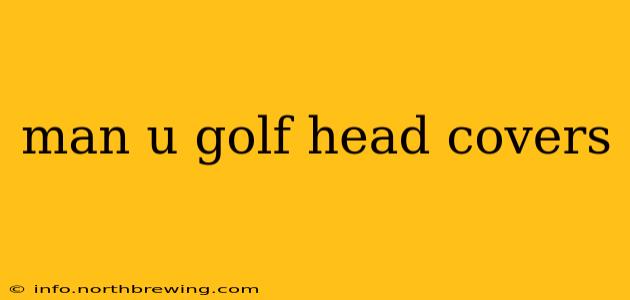 man u golf head covers