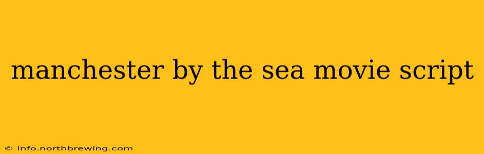 manchester by the sea movie script