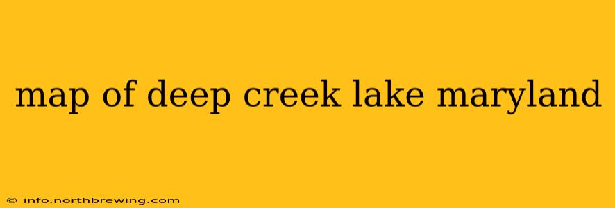 map of deep creek lake maryland