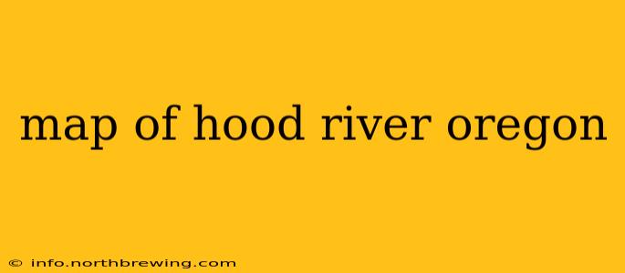 map of hood river oregon