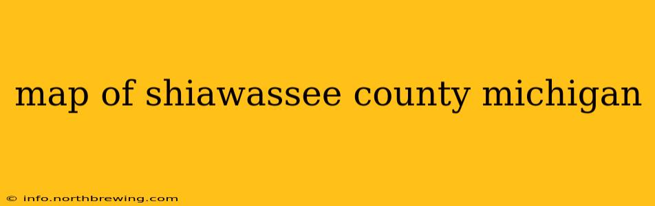 map of shiawassee county michigan