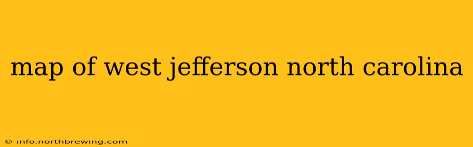 map of west jefferson north carolina