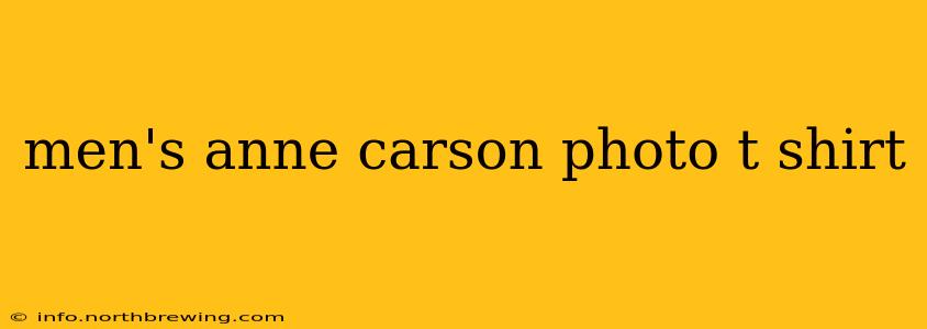 men's anne carson photo t shirt