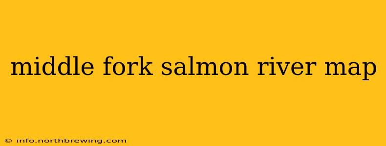 middle fork salmon river map