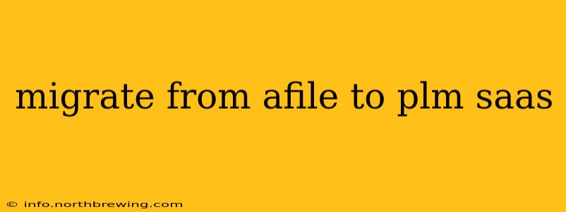 migrate from afile to plm saas