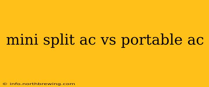 mini split ac vs portable ac