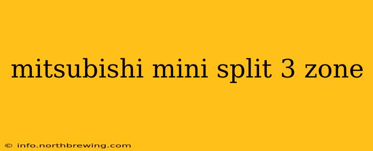 mitsubishi mini split 3 zone