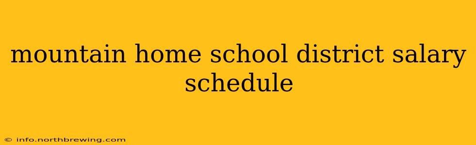 mountain home school district salary schedule