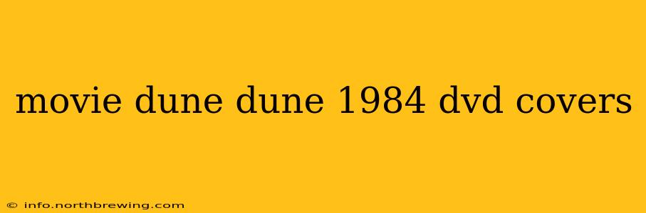 movie dune dune 1984 dvd covers