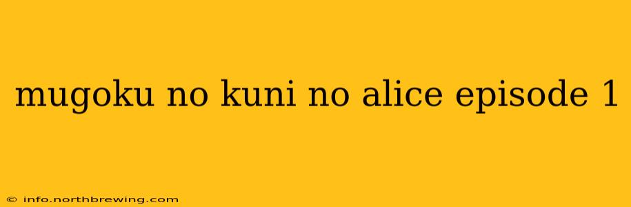 mugoku no kuni no alice episode 1
