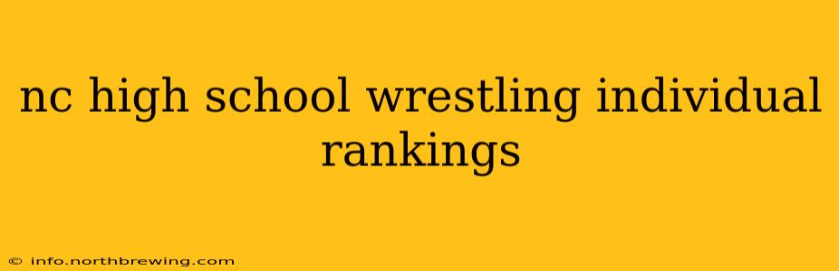 nc high school wrestling individual rankings