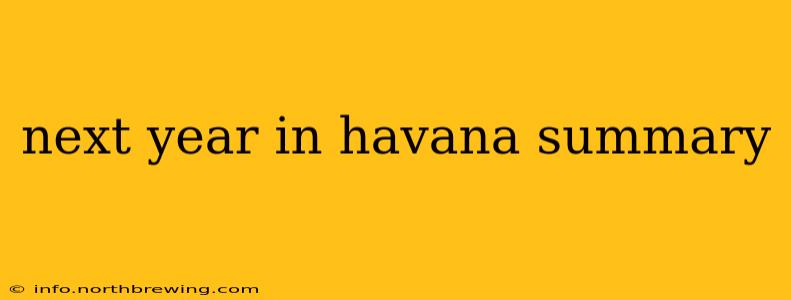 next year in havana summary