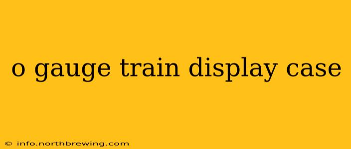 o gauge train display case