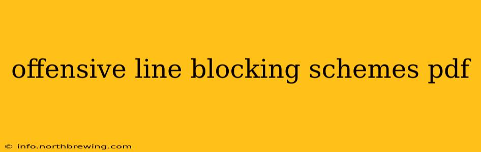 offensive line blocking schemes pdf
