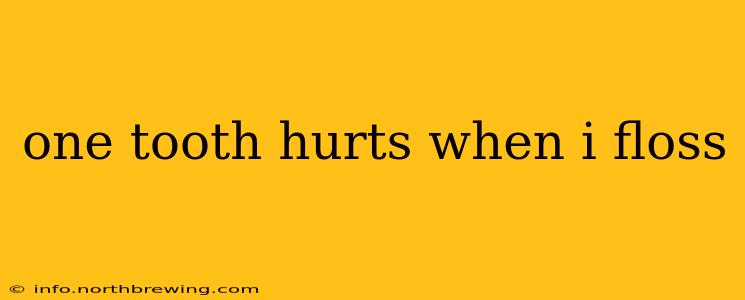 one tooth hurts when i floss