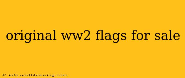 original ww2 flags for sale