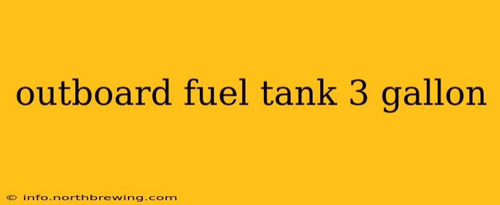 outboard fuel tank 3 gallon