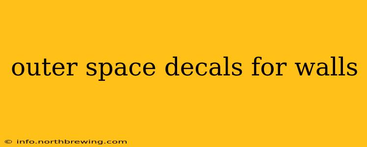 outer space decals for walls