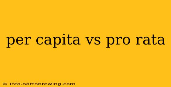 per capita vs pro rata