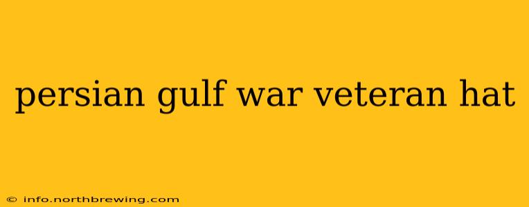 persian gulf war veteran hat