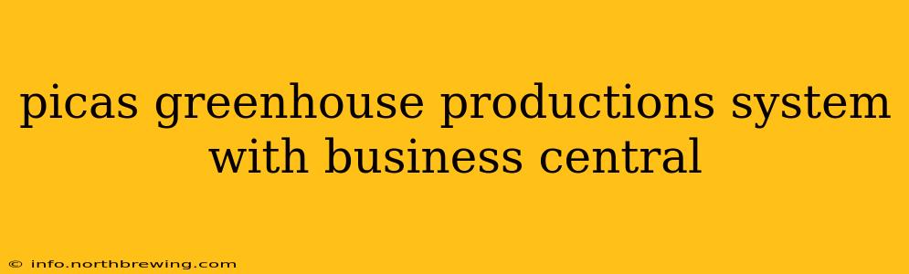 picas greenhouse productions system with business central
