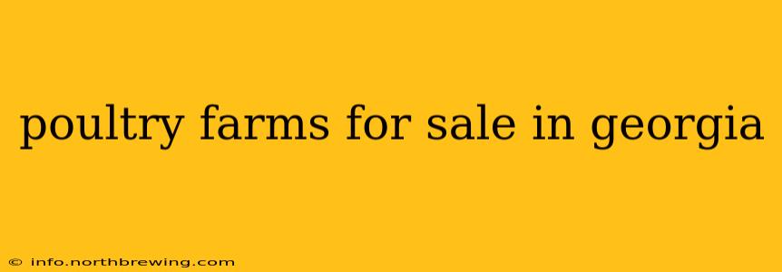 poultry farms for sale in georgia