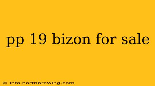 pp 19 bizon for sale
