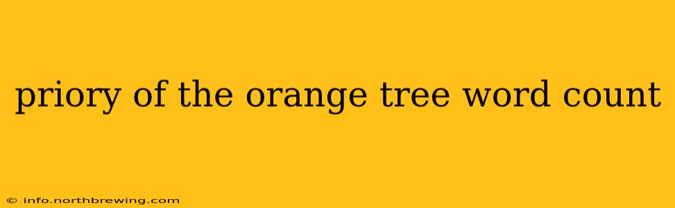 priory of the orange tree word count