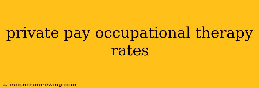 private pay occupational therapy rates