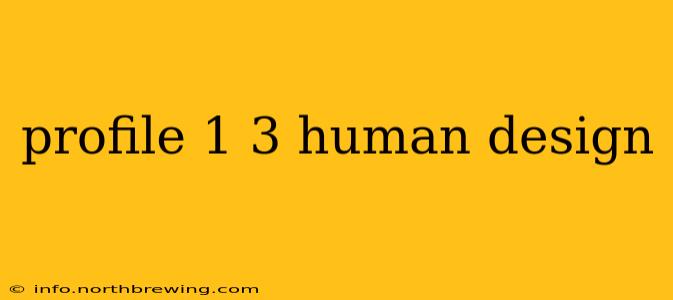profile 1 3 human design