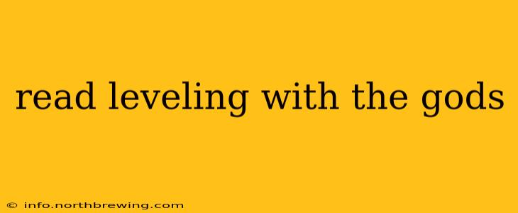 read leveling with the gods