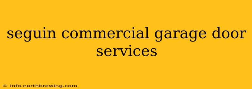 seguin commercial garage door services