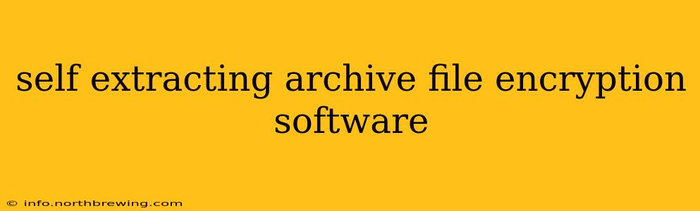 self extracting archive file encryption software