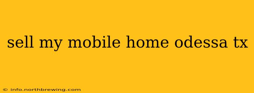 sell my mobile home odessa tx
