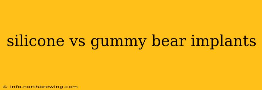 silicone vs gummy bear implants