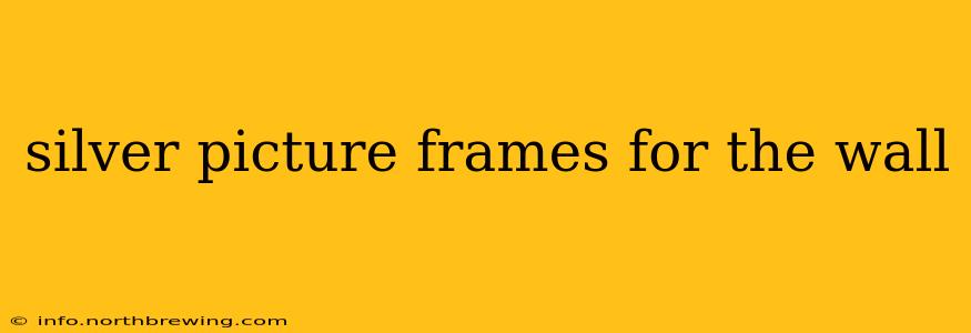 silver picture frames for the wall