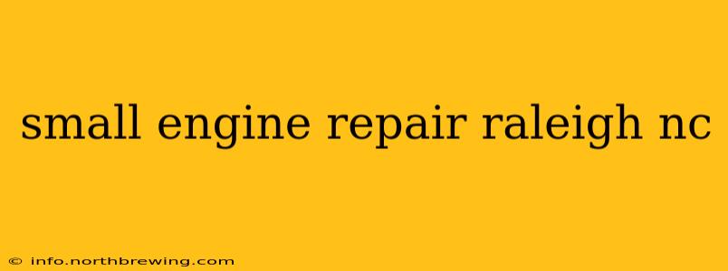 small engine repair raleigh nc