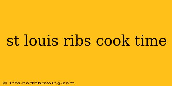st louis ribs cook time