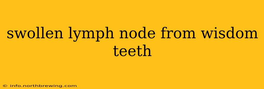 swollen lymph node from wisdom teeth