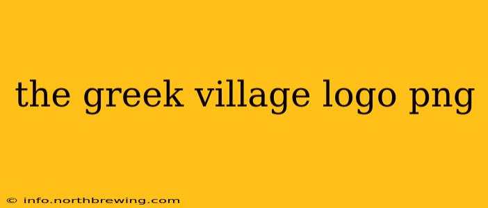 the greek village logo png