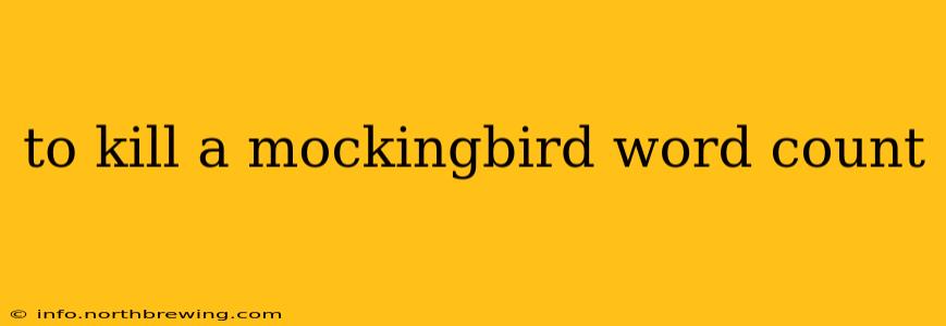 to kill a mockingbird word count
