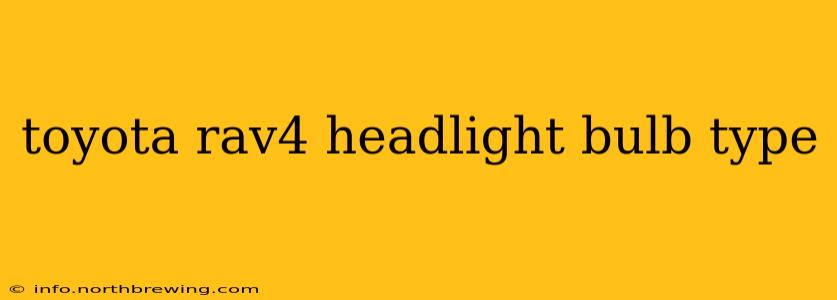 toyota rav4 headlight bulb type