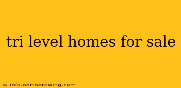 tri level homes for sale