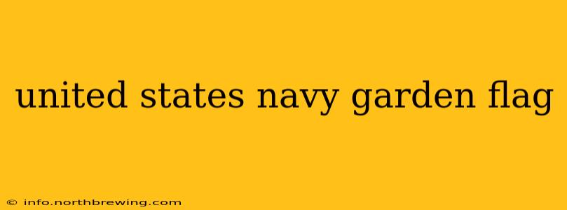 united states navy garden flag