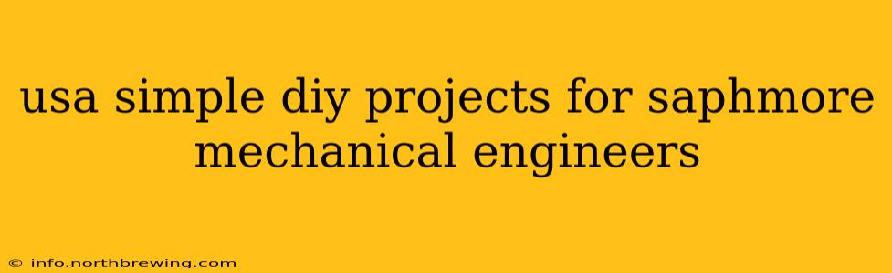 usa simple diy projects for saphmore mechanical engineers