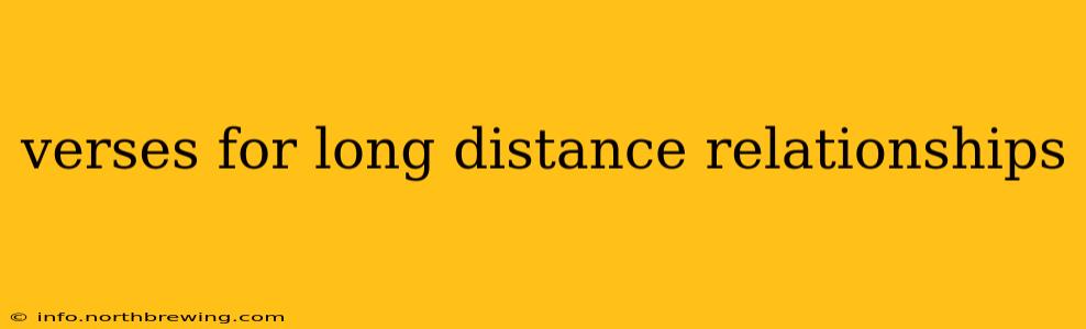 verses for long distance relationships