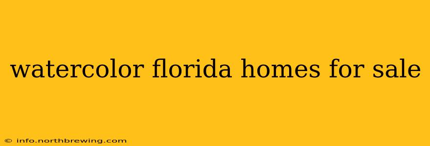 watercolor florida homes for sale