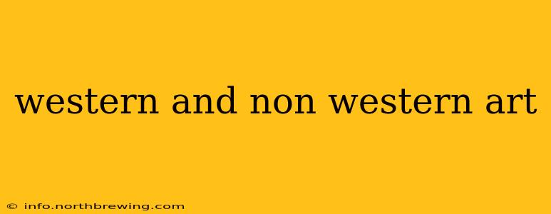 western and non western art