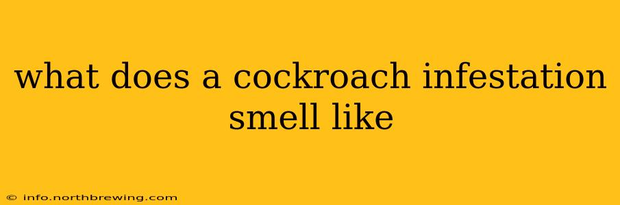 what does a cockroach infestation smell like
